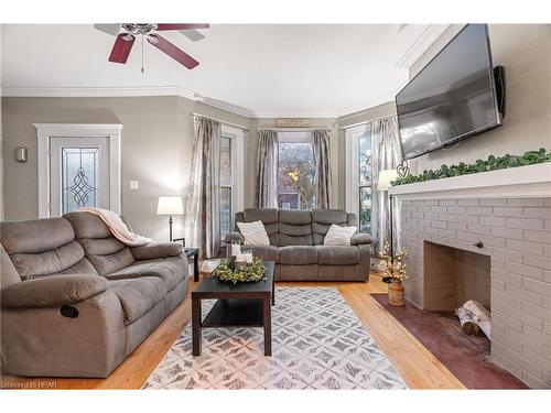 88 St David Street, Goderich, ON - Indoor Photo Showing Living Room With Fireplace