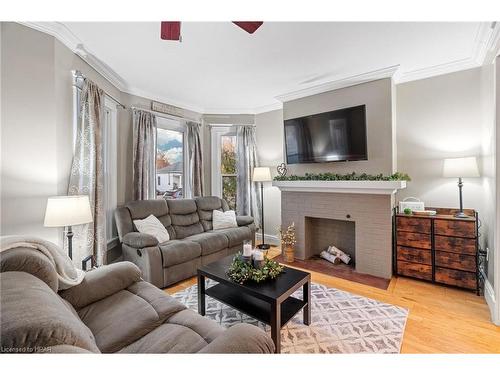 88 St David Street, Goderich, ON - Indoor Photo Showing Living Room With Fireplace