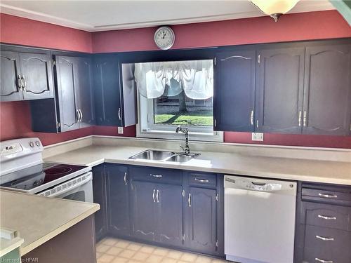 42669 Graham Road, Brussels, ON - Indoor Photo Showing Kitchen With Double Sink