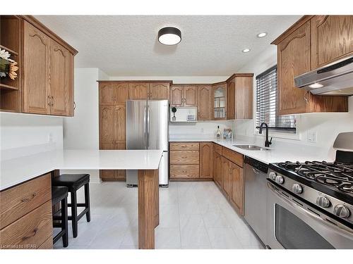 55 Hyde Road, Stratford, ON - Indoor Photo Showing Kitchen With Double Sink