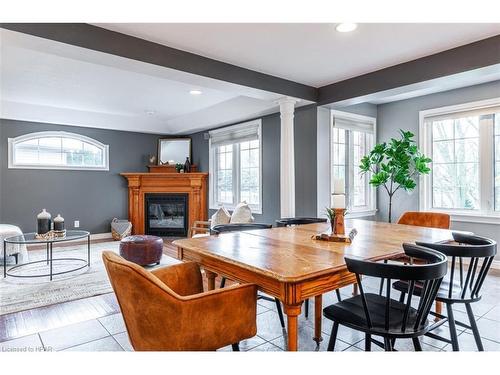 18 Abraham Drive, Stratford, ON - Indoor Photo Showing Living Room With Fireplace