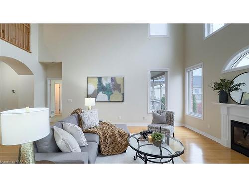 8 Macpherson Avenue, Seaforth, ON - Indoor Photo Showing Living Room With Fireplace