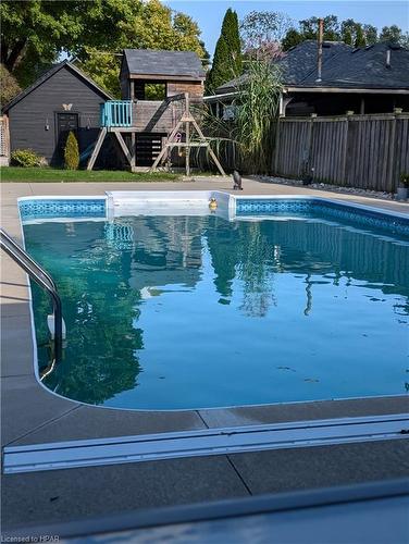 43 Louise Street, Stratford, ON - Outdoor With In Ground Pool