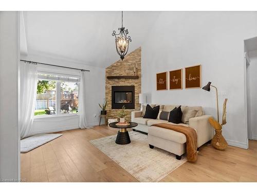 125 Armstrong Street W, Listowel, ON - Indoor Photo Showing Living Room With Fireplace