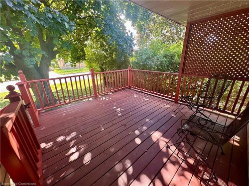 15 Cornell Avenue, Kitchener, ON - Outdoor With Deck Patio Veranda With Exterior