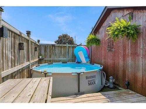 97 Bell Avenue, Hamilton, ON - Outdoor With Above Ground Pool With Exterior
