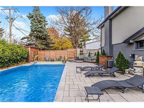 134 Fairwood Place W, Burlington, ON - Outdoor With In Ground Pool With Deck Patio Veranda