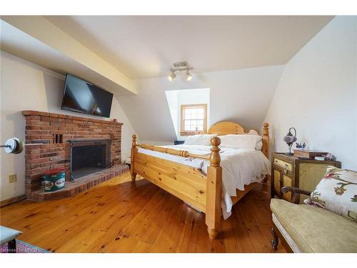 170 Cleaver Road, Brantford, ON - Indoor Photo Showing Bedroom With Fireplace