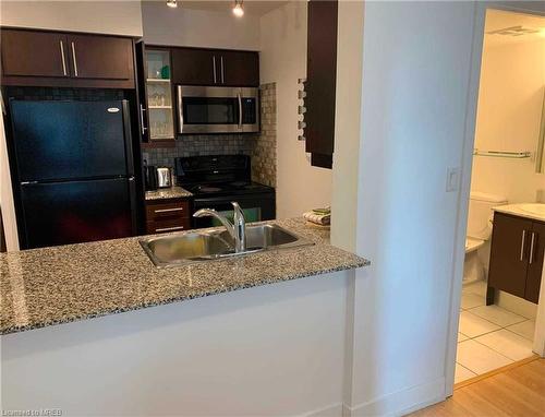 1017-20 Blue Jays Way, Toronto, ON - Indoor Photo Showing Kitchen With Double Sink