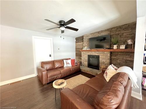 127 Maskinonge Road, Tay, ON - Indoor Photo Showing Living Room With Fireplace