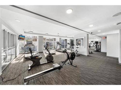 201-223 Webb Drive, Mississauga, ON - Indoor Photo Showing Gym Room