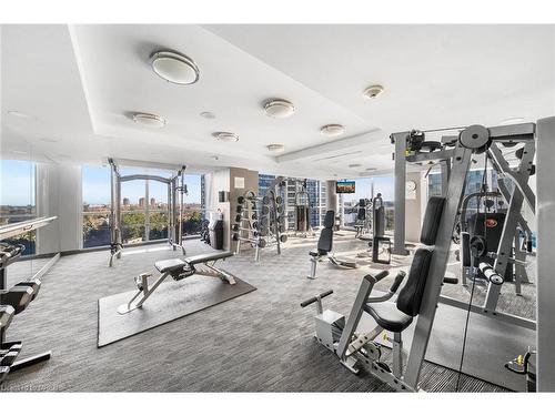 201-223 Webb Drive, Mississauga, ON - Indoor Photo Showing Gym Room