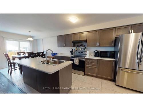 30 Longboat Run W, Brantford, ON - Indoor Photo Showing Kitchen With Double Sink