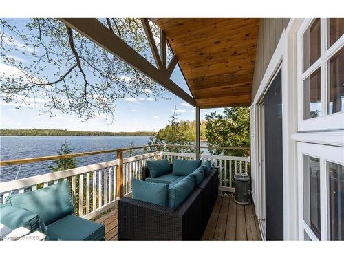 191 Beaver Lake Drive, Trent Lakes, ON - Outdoor With Body Of Water With Deck Patio Veranda With Exterior