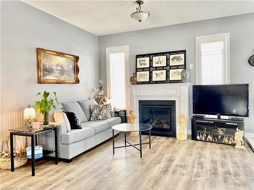 230 Roy Drive, Stayner, ON - Indoor Photo Showing Living Room With Fireplace