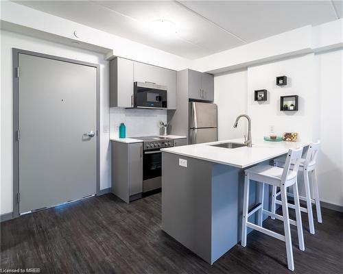212-1160 Main Street E, Hamilton, ON - Indoor Photo Showing Kitchen With Upgraded Kitchen