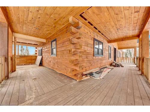 554A Old Diamond Lake Road, Bancroft, ON - Outdoor With Deck Patio Veranda With Exterior