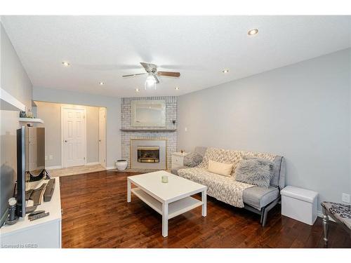 54 Randolf Court, Hamilton, ON - Indoor Photo Showing Living Room With Fireplace
