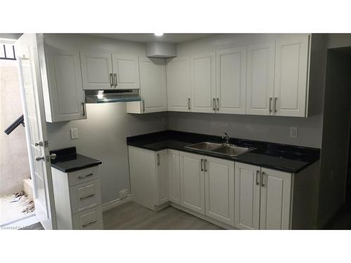 48-Bsmt Barrett Avenue, Brantford, ON - Indoor Photo Showing Kitchen With Double Sink