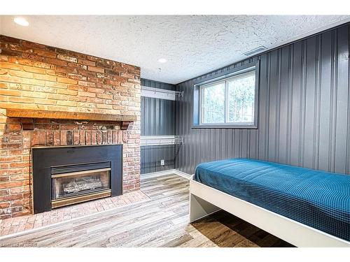159 Greeningdon Drive, Hamilton, ON - Indoor Photo Showing Bedroom With Fireplace