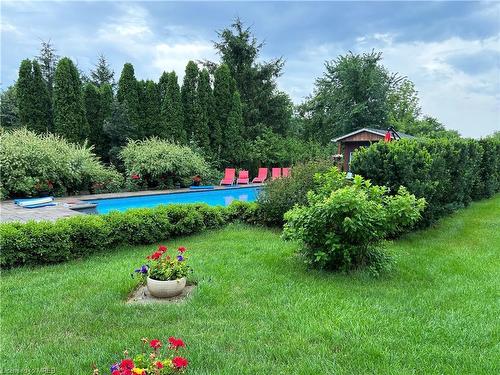 17 Oak Ridge Drive, Glen Williams, ON - Outdoor With In Ground Pool With Backyard