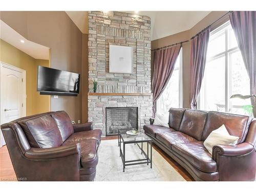 2258 Providence Road, Oakville, ON - Indoor Photo Showing Living Room With Fireplace