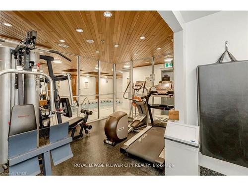 709-50 Old Mill Road, Oakville, ON - Indoor Photo Showing Gym Room