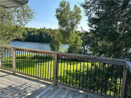 3 Magnet Rd Road, Magnetawan, ON - Outdoor With Body Of Water With Deck Patio Veranda