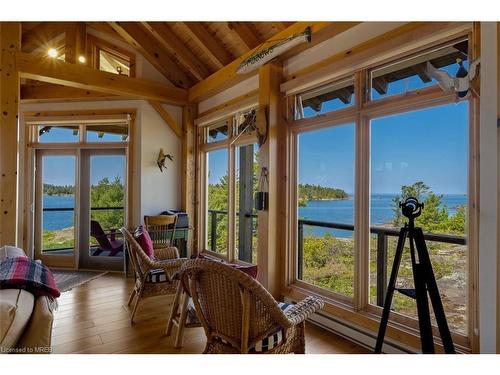 65 B321 Pt. Frying Pan Island, Parry Sound, ON -  With Body Of Water With Deck Patio Veranda With Exterior