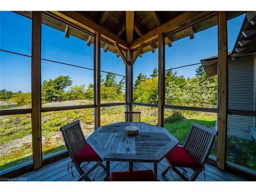 65 B321 Pt. Frying Pan Island, Parry Sound, ON - Outdoor With Deck Patio Veranda With Exterior