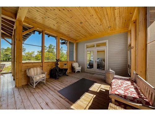 65 B321 Pt. Frying Pan Island, Parry Sound, ON - Outdoor With Deck Patio Veranda With Exterior