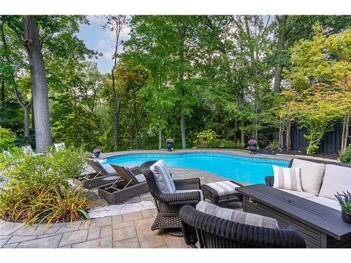 1123 Fair Birch Drive, Mississauga, ON - Outdoor With In Ground Pool With Deck Patio Veranda With Backyard