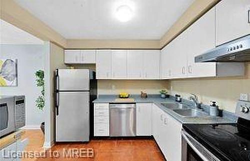 211 Forum Drive, Mississauga, ON - Indoor Photo Showing Kitchen With Double Sink