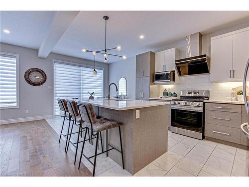 1212 Emma Chase, London, ON - Indoor Photo Showing Kitchen With Stainless Steel Kitchen With Upgraded Kitchen