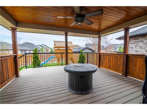 349 Munnoch Boulevard, Woodstock, ON - Outdoor With Deck Patio Veranda With Exterior