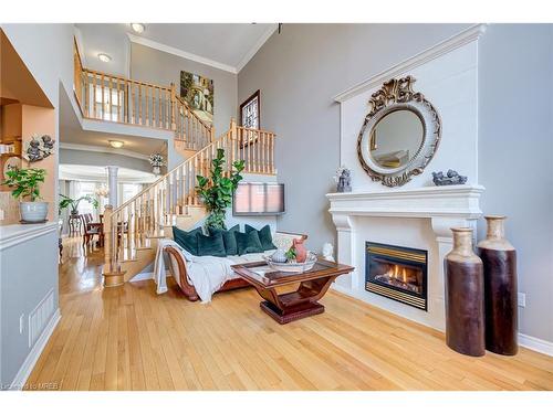 2555 Nichols Drive, Oakville, ON - Indoor With Fireplace