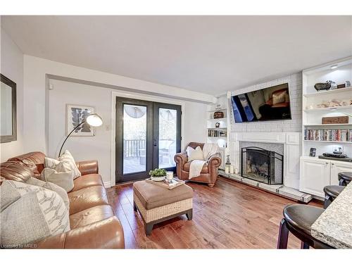 26 Myna Court, Brampton, ON - Indoor Photo Showing Living Room With Fireplace