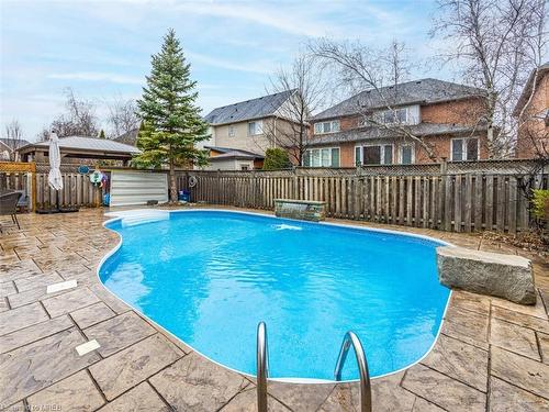 1405 Thorncrest Crescent, Oakville, ON - Outdoor With In Ground Pool With Deck Patio Veranda