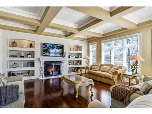 3 Castlewood Court, Caledon, ON - Indoor Photo Showing Living Room With Fireplace