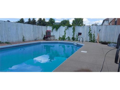 420 Newport Drive, Cambridge, ON - Outdoor With In Ground Pool With Backyard