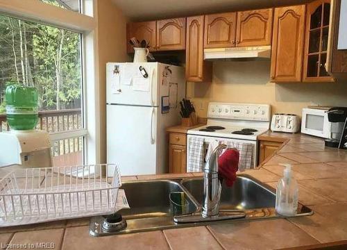 204 Jennison Road, Gilmour, ON - Indoor Photo Showing Kitchen With Double Sink