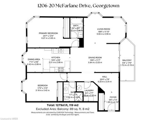 1206-20 Mcfarlane Drive, Georgetown, ON - Other