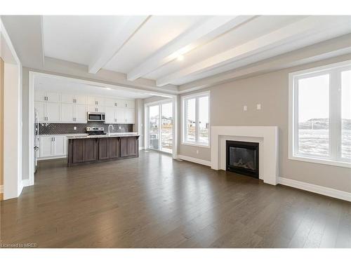 39 Sitler Street, Kitchener, ON - Indoor Photo Showing Living Room With Fireplace