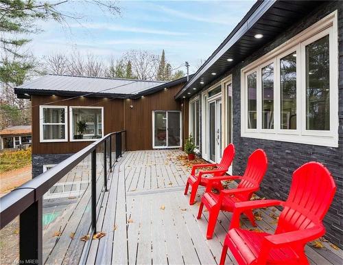 613 Long Lake Road, Novar, ON - Outdoor With Deck Patio Veranda With Exterior