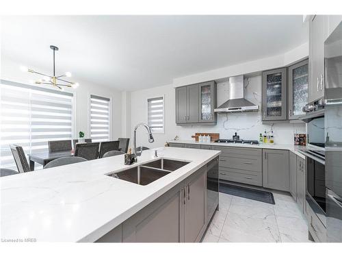 3 Grierson Trail, Waterdown, ON - Indoor Photo Showing Kitchen With Double Sink