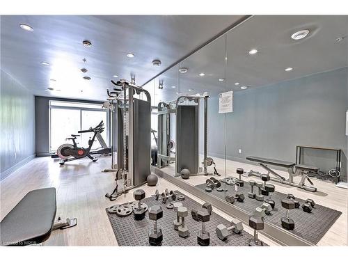 308-455 Charlton Avenue E, Hamilton, ON - Indoor Photo Showing Gym Room