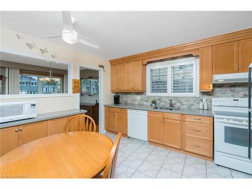 15 Hyland Avenue, Georgetown, ON - Indoor Photo Showing Kitchen With Double Sink