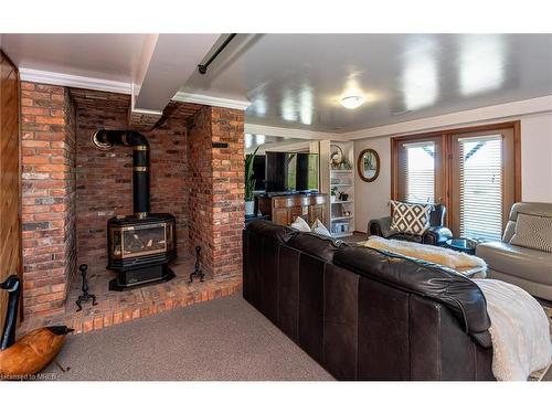 67 Telecom Road, Kawartha Lakes, ON - Indoor Photo Showing Living Room With Fireplace