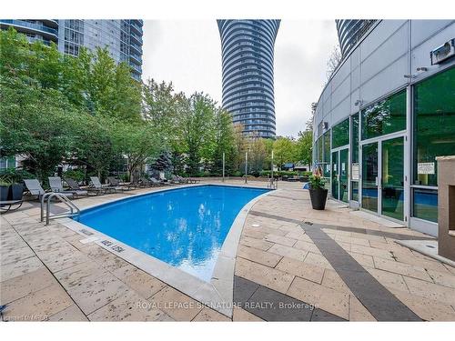 1002-60 Absolute Avenue, Mississauga, ON - Outdoor With In Ground Pool