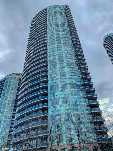 502-80 Absolute Avenue, Mississauga, ON - Outdoor With Balcony With Facade